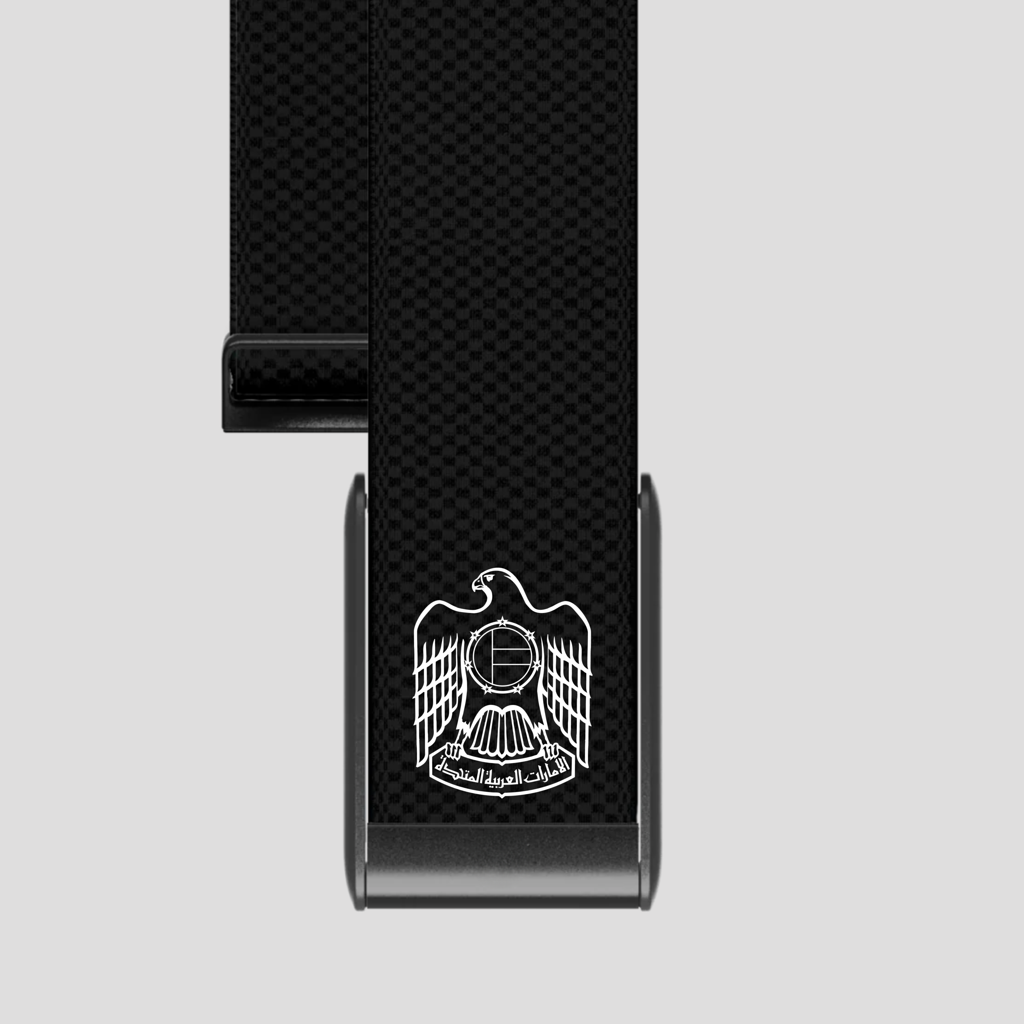 Golden emblem black