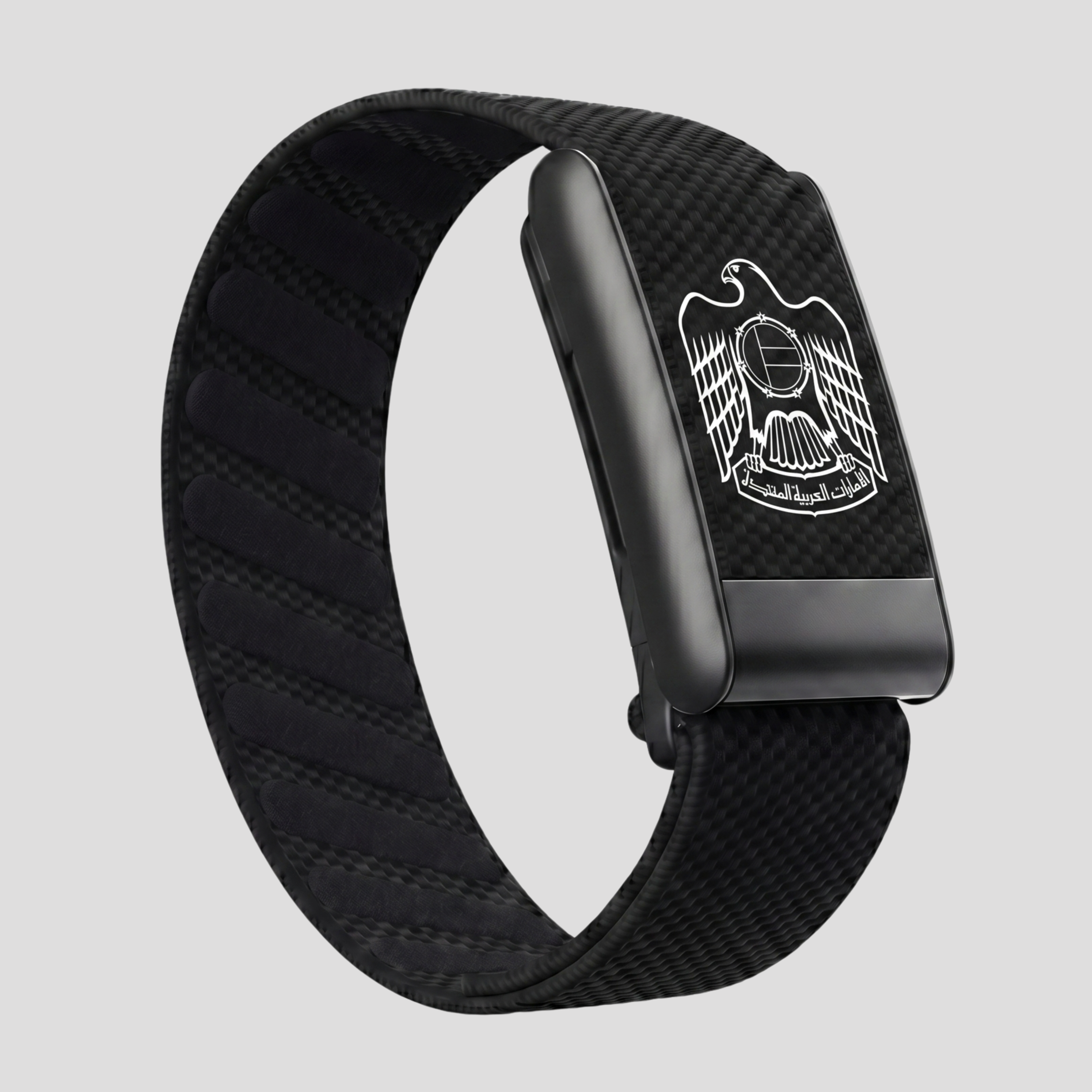 Golden emblem black