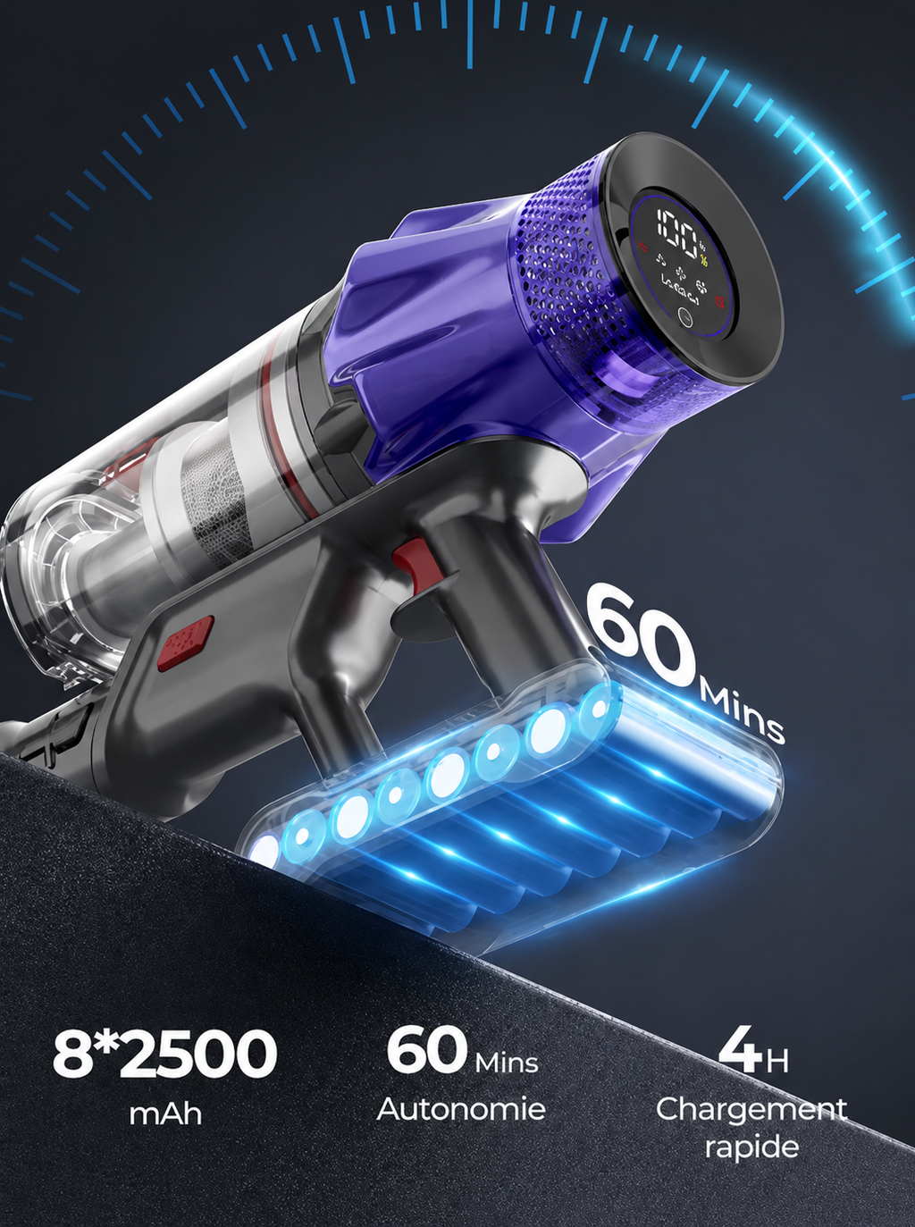 Soluvyn Aero V7 — Aspirateur Sans Fil Intelligent