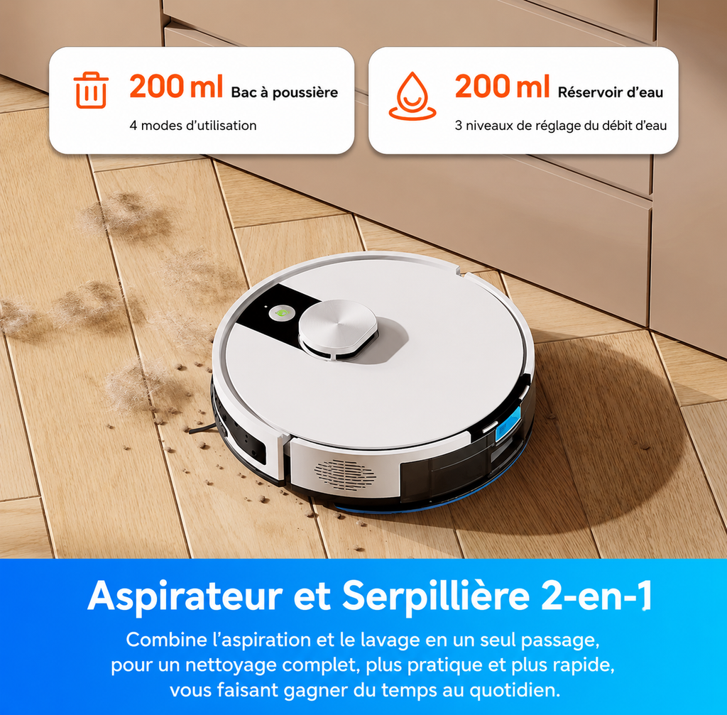 Soluvyn Orbit — Robot Aspirateur Intelligent