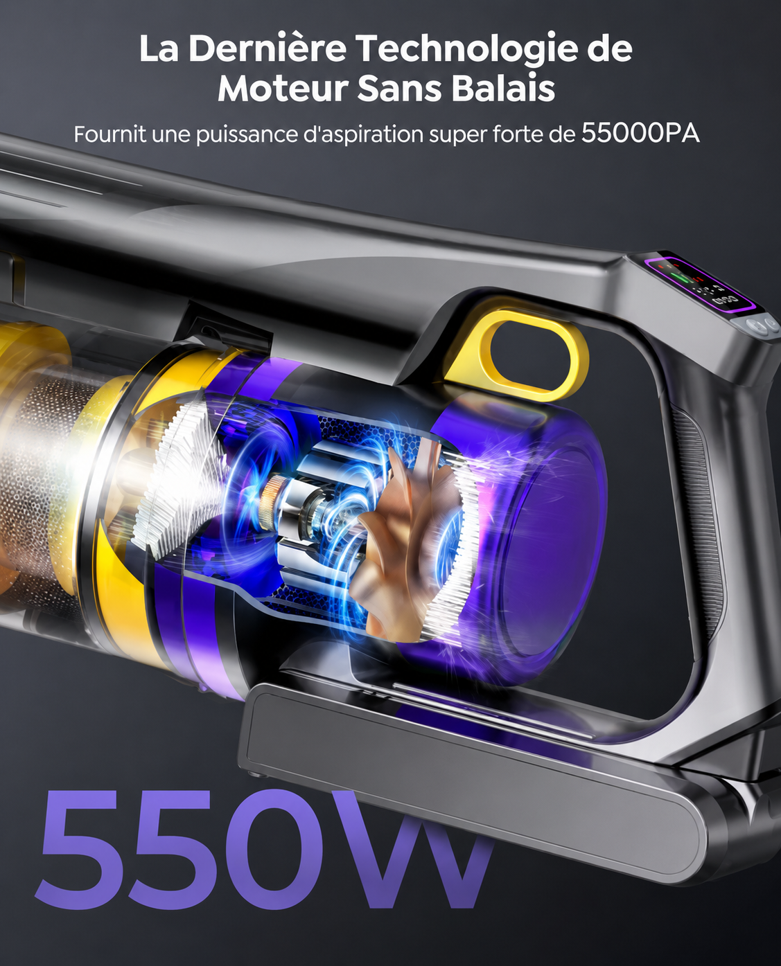 Soluvyn Vortex — Aspirateur Sans Fil Haute Performance